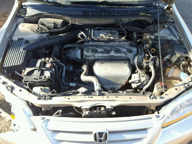 1HGCG66501A106640 - 2001 HONDA ACCORD LX GOLD photo 7