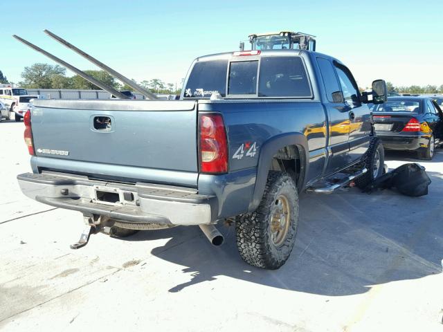 1GCHK29U76E149533 - 2006 CHEVROLET SILVERADO BLUE photo 4