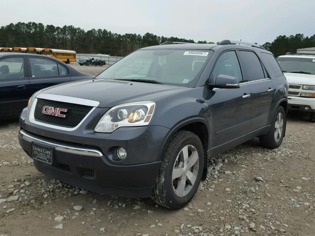 1GKKRRED4BJ159457 - 2011 GMC ACADIA SLT ნაცრისფერი ფოტო 2