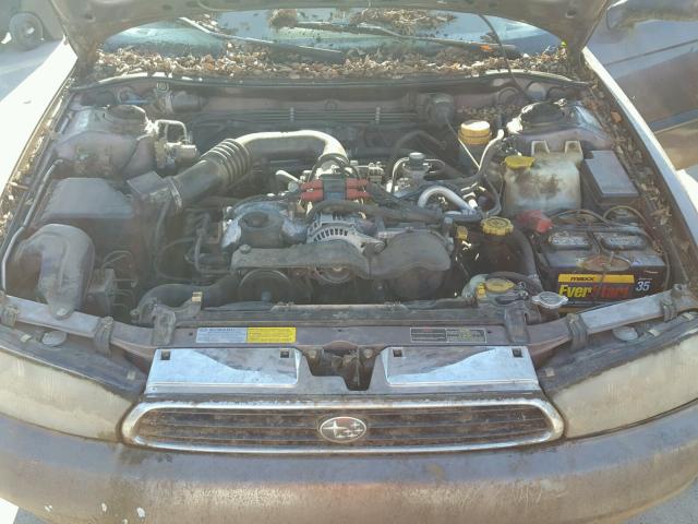 4S3BD4357T7900787 - 1996 SUBARU LEGACY L BROWN photo 7