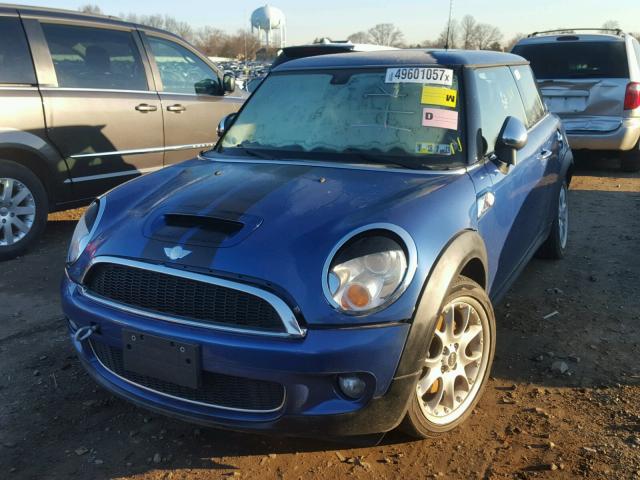 WMWMF73597TL83734 - 2007 MINI COOPER S BLUE photo 2