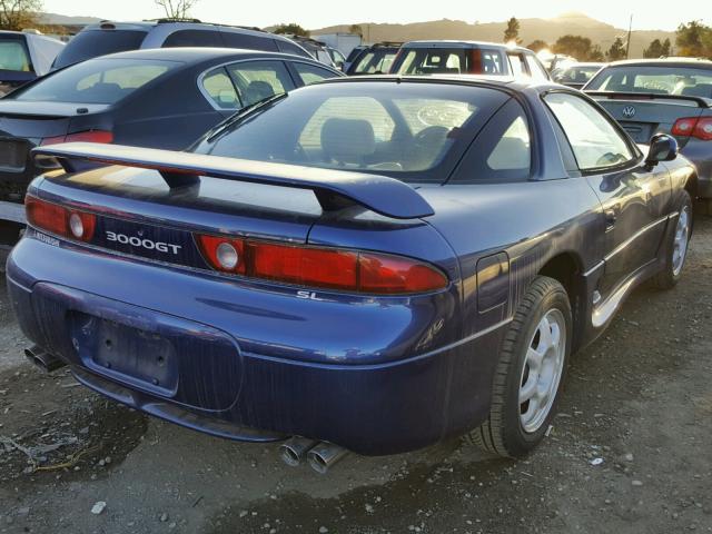 JA3AM64JXRY028514 - 1994 MITSUBISHI 3000 GT SL BLUE photo 4