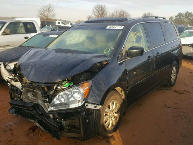 5FNRL38688B042969 - 2008 HONDA ODYSSEY EX BLACK photo 2