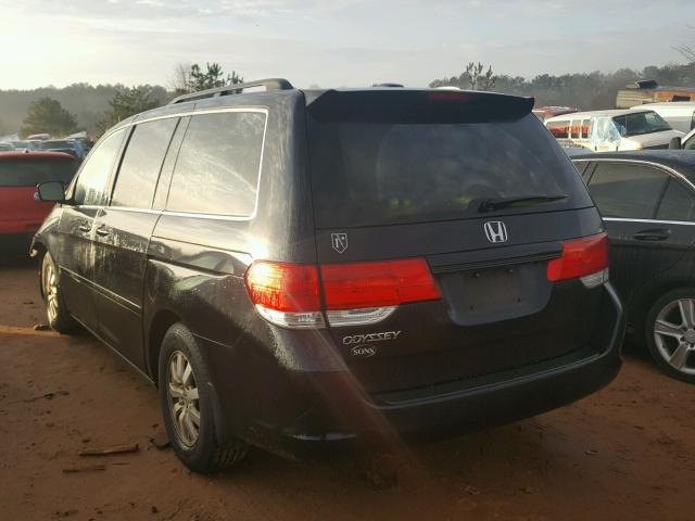 5FNRL38688B042969 - 2008 HONDA ODYSSEY EX BLACK photo 3