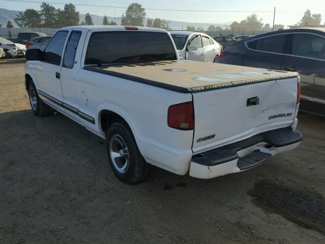 1GCCS19W418152631 - 2001 CHEVROLET S TRUCK S1 WHITE photo 3