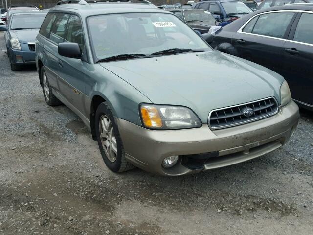 4S3BH675837658327 - 2003 SUBARU LEGACY OUT GREEN photo 1