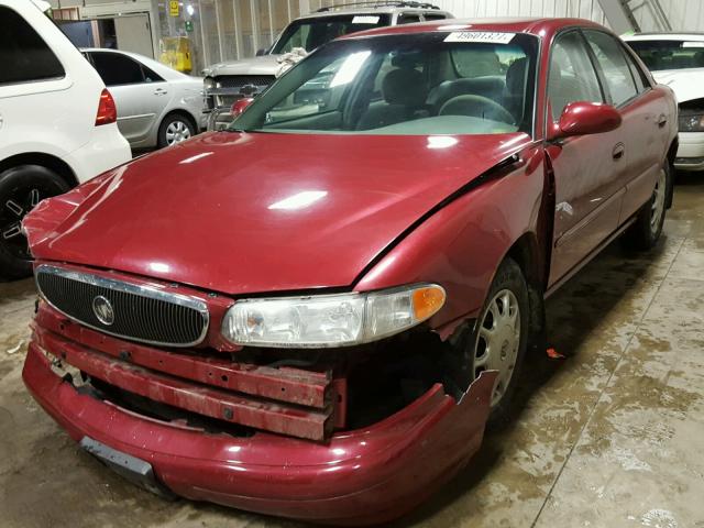 2G4WS52J531271504 - 2003 BUICK CENTURY CU MAROON photo 2