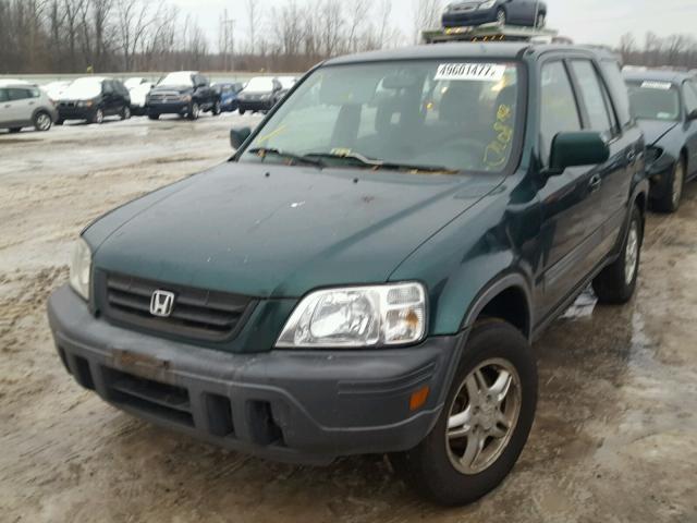 JHLRD1862XC020112 - 1999 HONDA CR-V EX GREEN photo 2