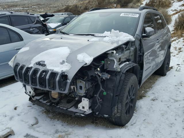 1C4PJMCSXFW601258 - 2015 JEEP CHEROKEE L SILVER photo 2