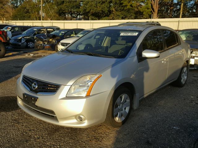 3N1AB6AP7BL709160 - 2011 NISSAN SENTRA 2.0 SILVER photo 2