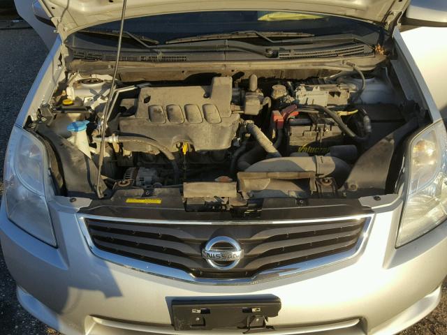 3N1AB6AP7BL709160 - 2011 NISSAN SENTRA 2.0 SILVER photo 7