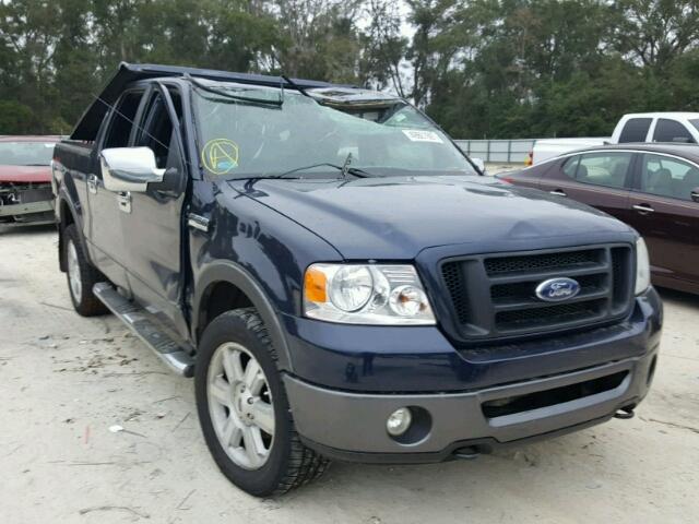 1FTPW14V46FA74827 - 2006 FORD F150 SUPER BLUE photo 1