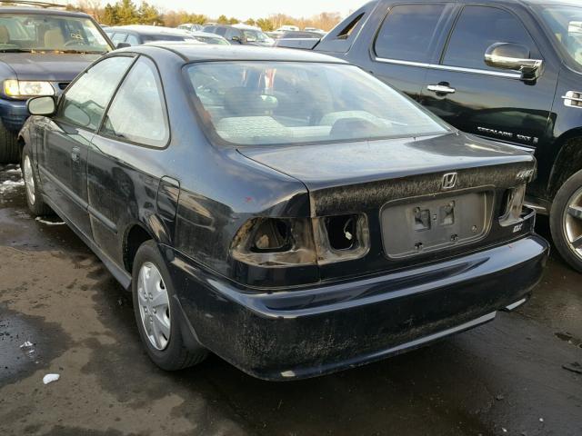 1HGEJ6226XL034328 - 1999 HONDA CIVIC DX BLACK photo 3