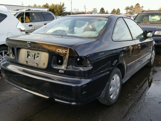 1HGEJ6226XL034328 - 1999 HONDA CIVIC DX BLACK photo 4