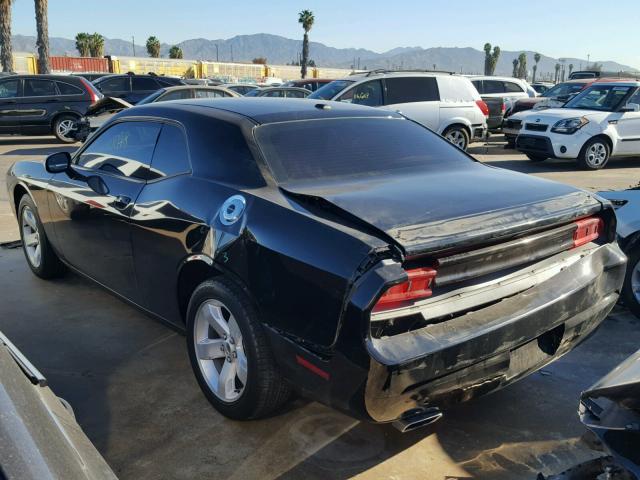 2C3CDYAG3DH553680 - 2013 DODGE CHALLENGER BLACK photo 3