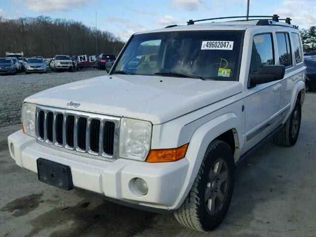 1J8HG58N67C683786 - 2007 JEEP COMMANDER WHITE photo 2