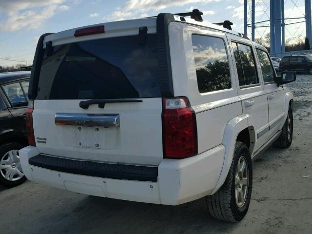 1J8HG58N67C683786 - 2007 JEEP COMMANDER WHITE photo 4