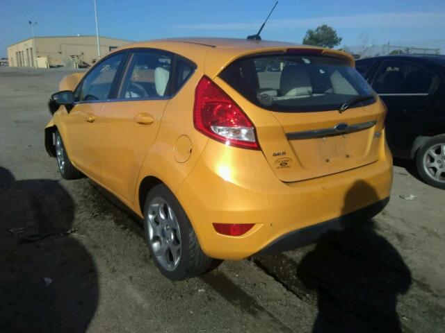 3FADP4FJ4BM128929 - 2011 FORD FIESTA SES YELLOW photo 3