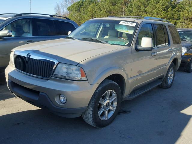 5LMEU68H54ZJ19079 - 2004 LINCOLN AVIATOR 金色 照片 2