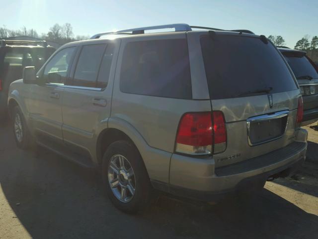 5LMEU68H54ZJ19079 - 2004 LINCOLN AVIATOR 金色 照片 3