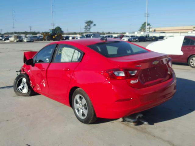 1G1BC5SM6H7202222 - 2017 CHEVROLET CRUZE LS RED photo 3