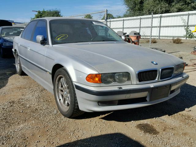 WBAGG83431DN89527 - 2001 BMW 740 I AUTO SILVER photo 1