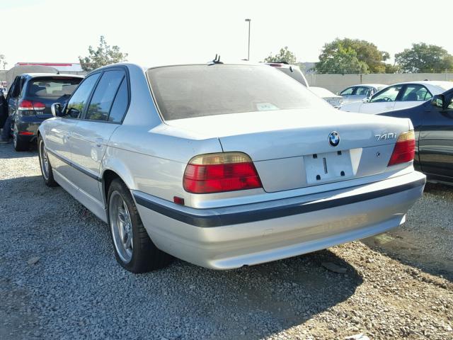 WBAGG83431DN89527 - 2001 BMW 740 I AUTO SILVER photo 3