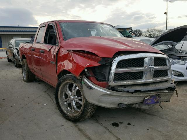 1D7RB1GP1AS245363 - 2010 DODGE RAM 1500 RED photo 1