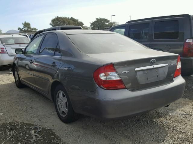 4T1BF32K43U543464 - 2003 TOYOTA CAMRY LE GRAY photo 3