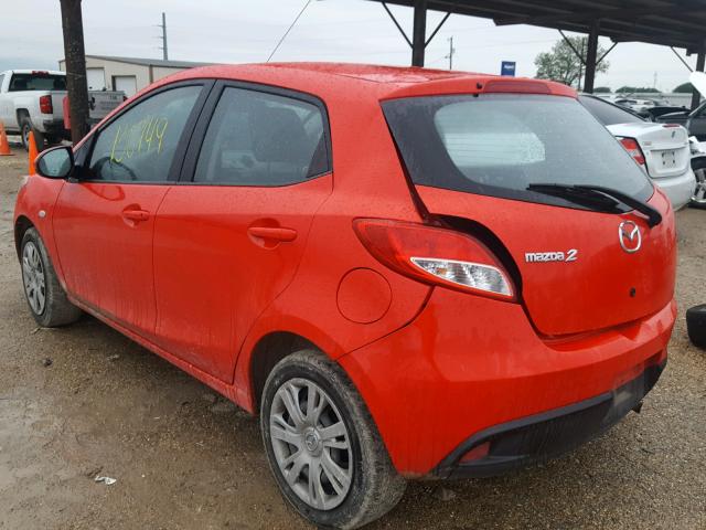 JM1DE1KY1E0174534 - 2014 MAZDA MAZDA2 SPO 红色 照片 3