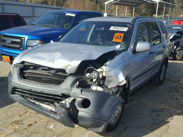 SHSRD78885U305262 - 2005 HONDA CR-V EX SILVER photo 2