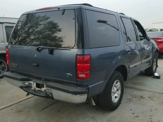 1FMRU1763WLC07450 - 1998 FORD EXPEDITION BLUE photo 4