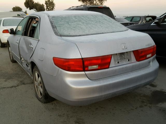 1HGCM56725A173055 - 2005 HONDA ACCORD EX SILVER photo 3