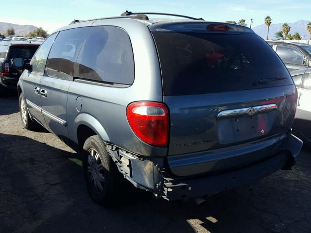 2A8GP54L16R647056 - 2006 CHRYSLER TOWN & COU BLUE photo 3