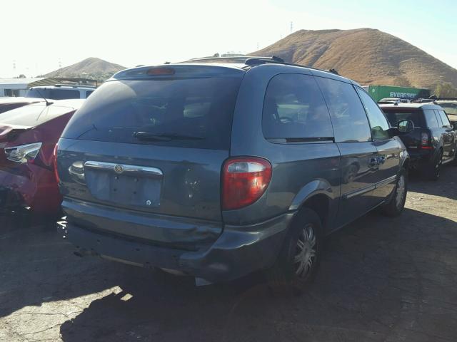 2A8GP54L16R647056 - 2006 CHRYSLER TOWN & COU BLUE photo 4