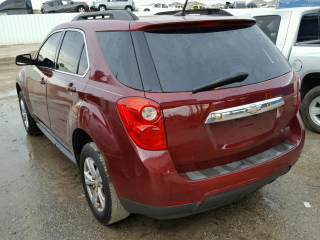 2CNALDEC7B6323702 - 2011 CHEVROLET EQUINOX LT RED photo 3