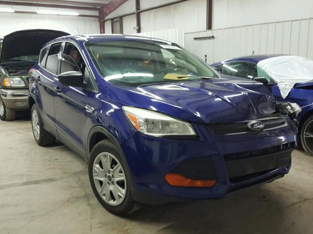 1FMCU0F79DUB00209 - 2013 FORD ESCAPE S BLUE photo 1