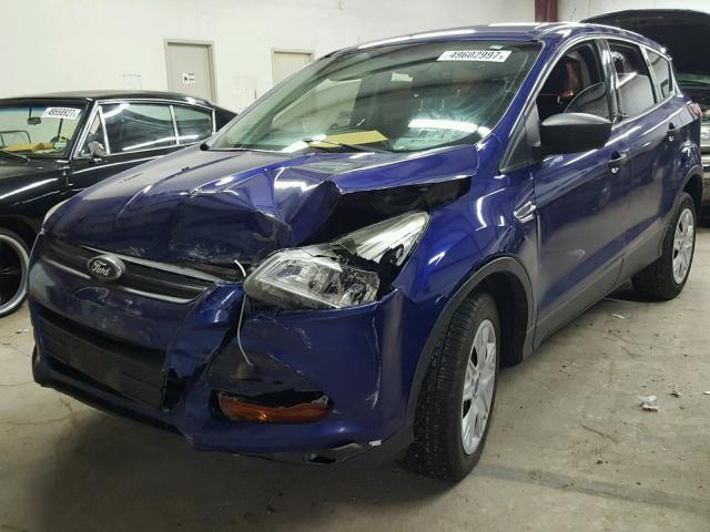 1FMCU0F79DUB00209 - 2013 FORD ESCAPE S BLUE photo 2