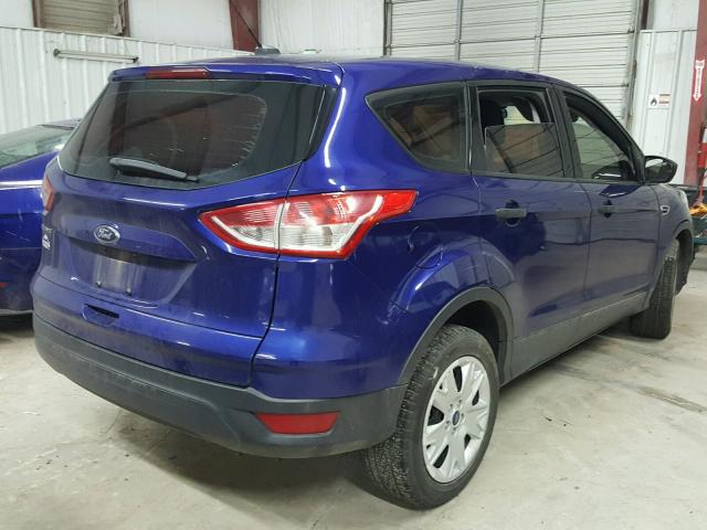 1FMCU0F79DUB00209 - 2013 FORD ESCAPE S BLUE photo 4