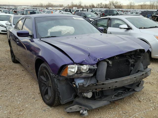 2C3CDXHG0CH267722 - 2012 DODGE CHARGER SX PURPLE photo 1