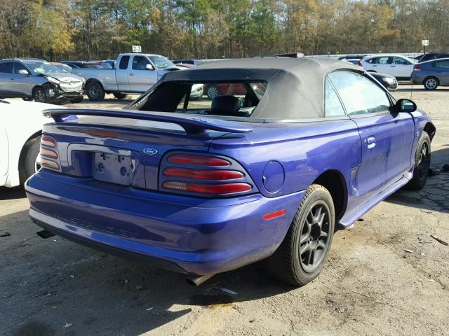 1FALP45T4SF160648 - 1995 FORD MUSTANG GT PURPLE photo 4