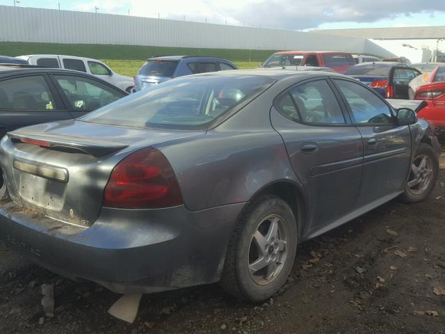 2G2WS522741341538 - 2004 PONTIAC GRAND PRIX Մոխրագույն լուսանկար 4
