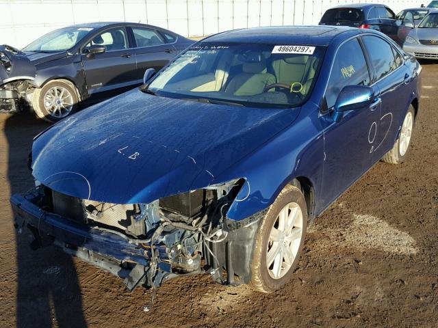 JTHBJ46G472065139 - 2007 LEXUS ES 350 BLUE photo 2