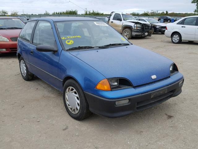 2C1MR2465P6730096 - 1993 GEO METRO BLUE photo 1