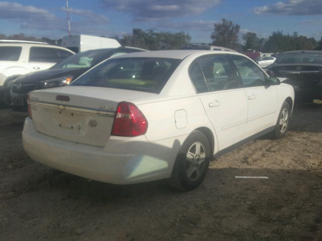 1G1ZT52855F184296 - 2005 CHEVROLET MALIBU LS 白色 照片 4