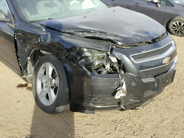 1G1ZB5EBXAF291459 - 2010 CHEVROLET MALIBU LS შავი ფოტო 9