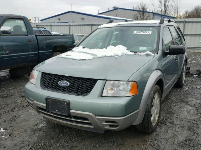 1FMZK01155GA18366 - 2005 FORD FREESTYLE GREEN photo 2