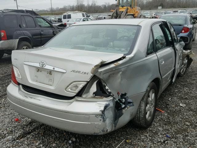 4T1BF28BX1U152155 - 2001 TOYOTA AVALON XL SILVER photo 4