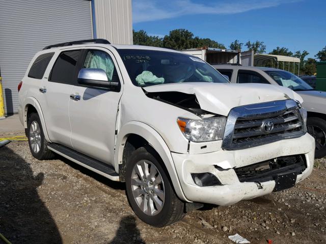 5TDDW5G11GS137306 - 2016 TOYOTA SEQUOIA PL WHITE photo 1