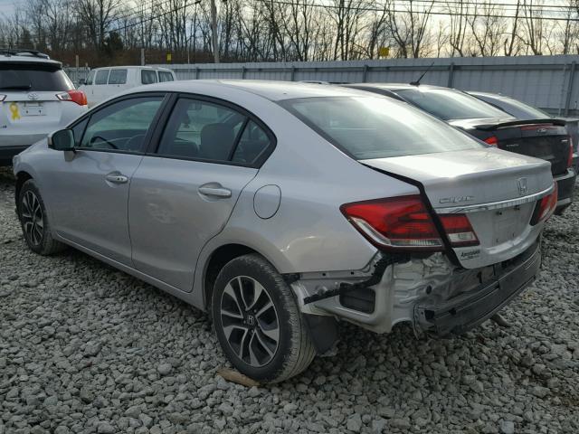 19XFB2F81FE034557 - 2015 HONDA CIVIC EX GRAY photo 3